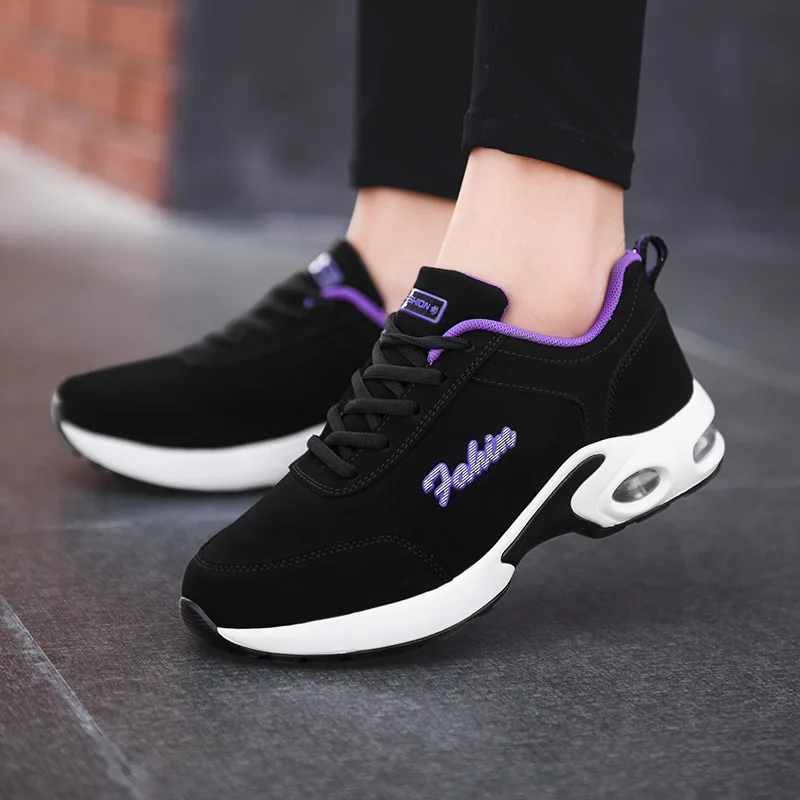 

Running Shoes Women Breathable Casual Shoes Outdoor Light Weight Sports Shoes Casual Walking Platform Ladies Sneakers Black