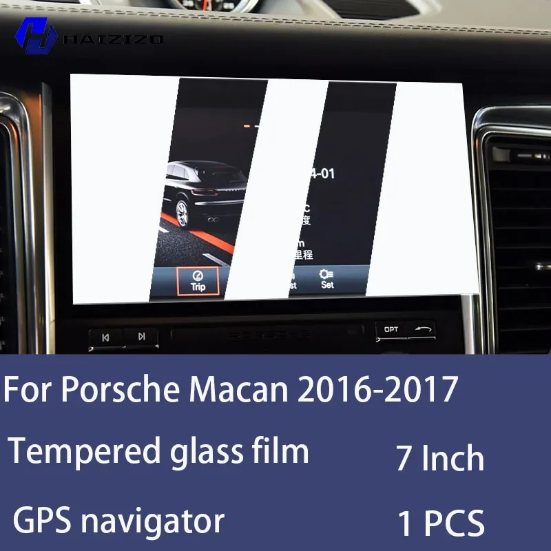 

Для Porsche Macan 2016-2017 закаленное стекло автомобильная навигационная защитная пленка для экрана приборной панели монитора защитная пленка для экрана ремонт