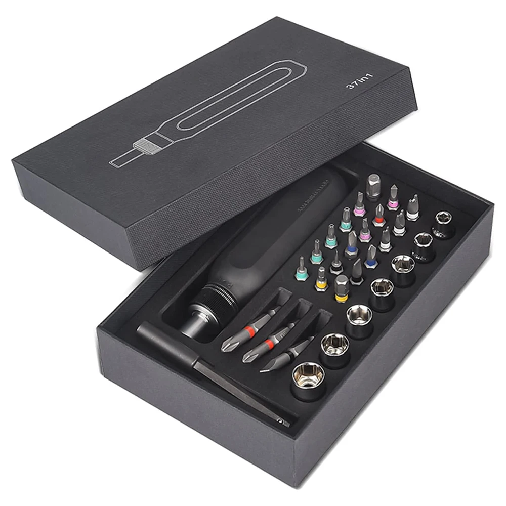 

Ratchet Screwdriver Set 37 in 1 Multi Magnetic Screwdriver Set, Ratcheting Screw Drivers Tool Set,for DIY, Home, Repair Work