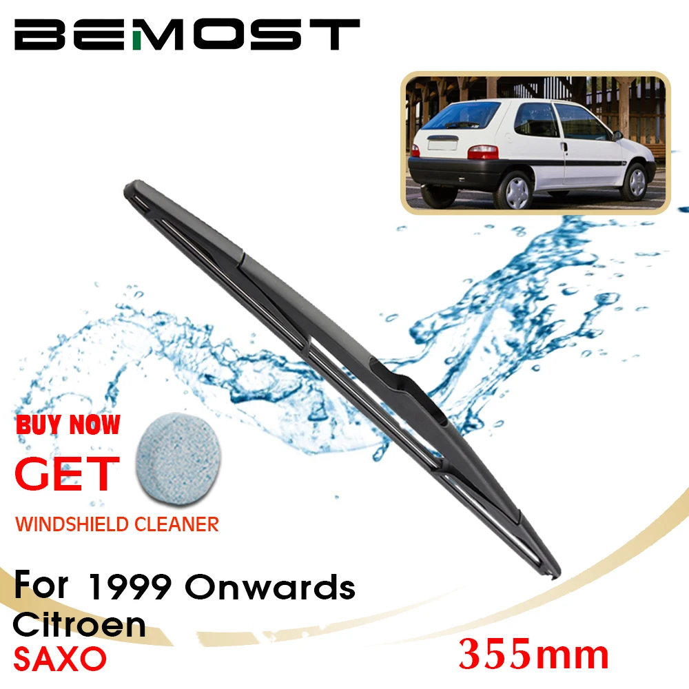 

BEMOST Car Blade Wiper Rear Windshield Wiper Arm Blade Brushes For Citroen SAXO 1999 Onwards 355MM Windscreen Auto Styling