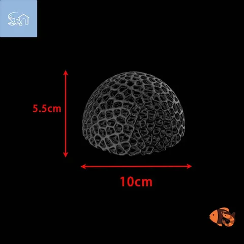 3D-печатная пещера для креветок и рыбок