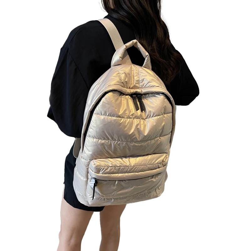 Хлопковые рюкзаки для женщин мягкий рюкзак нейлоновый с несколькими карманами