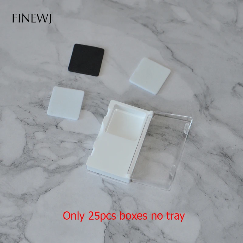 

Оптовая продажа, прозрачная коробка для хранения драгоценных камней, коллекция ювелирных изделий, очаровательные бусины, упаковка, свободная защитная коробка для бриллиантов