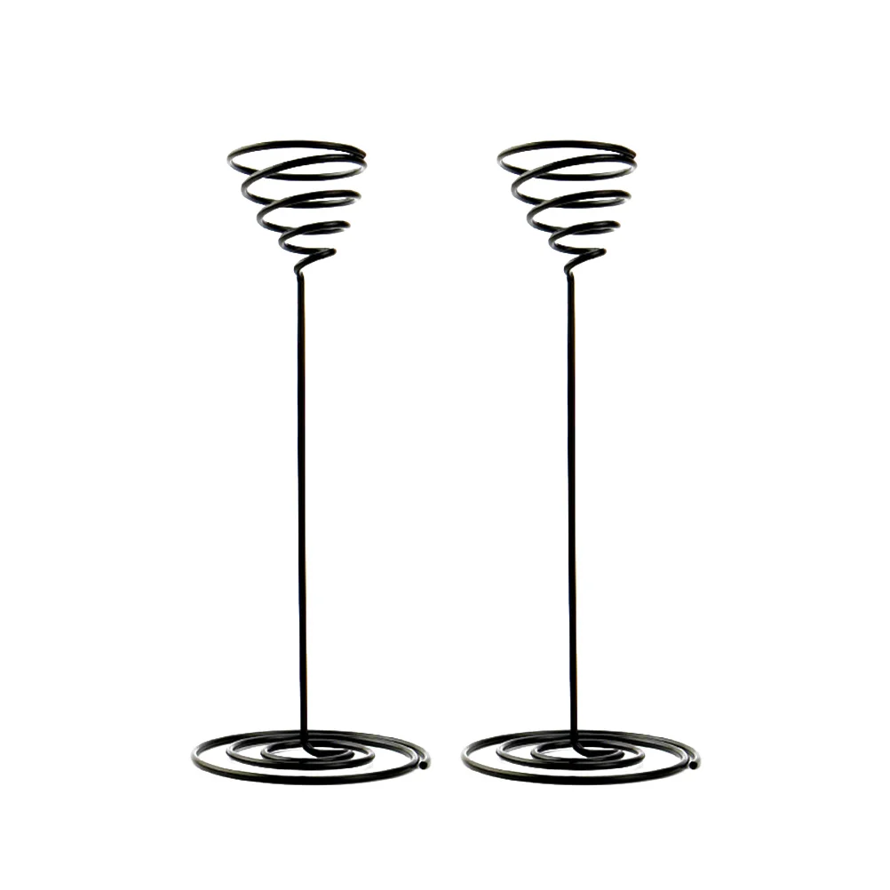 

3pcs Iron Air Plant Stand Container Tillandsia Holder Tabletop Plant Pot Display Rack Vase with Iron Base (Black)