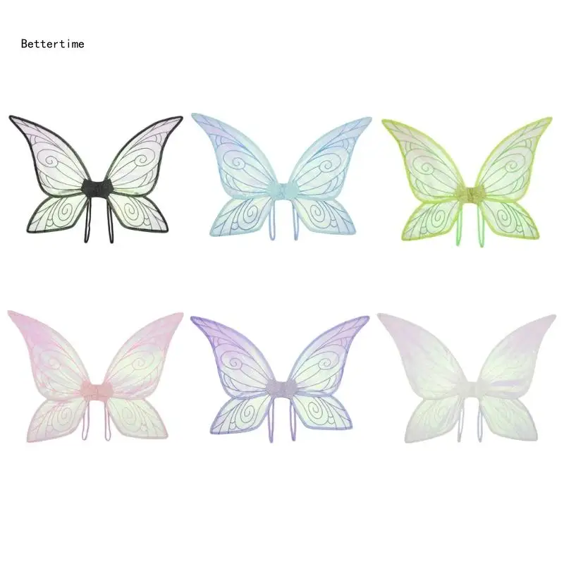 

B36D светодиодный Крыло Феи для взрослых, Хэллоуин, вечеринка, косплей, фея, ангел, крыло бабочки, костюм для выступлений,