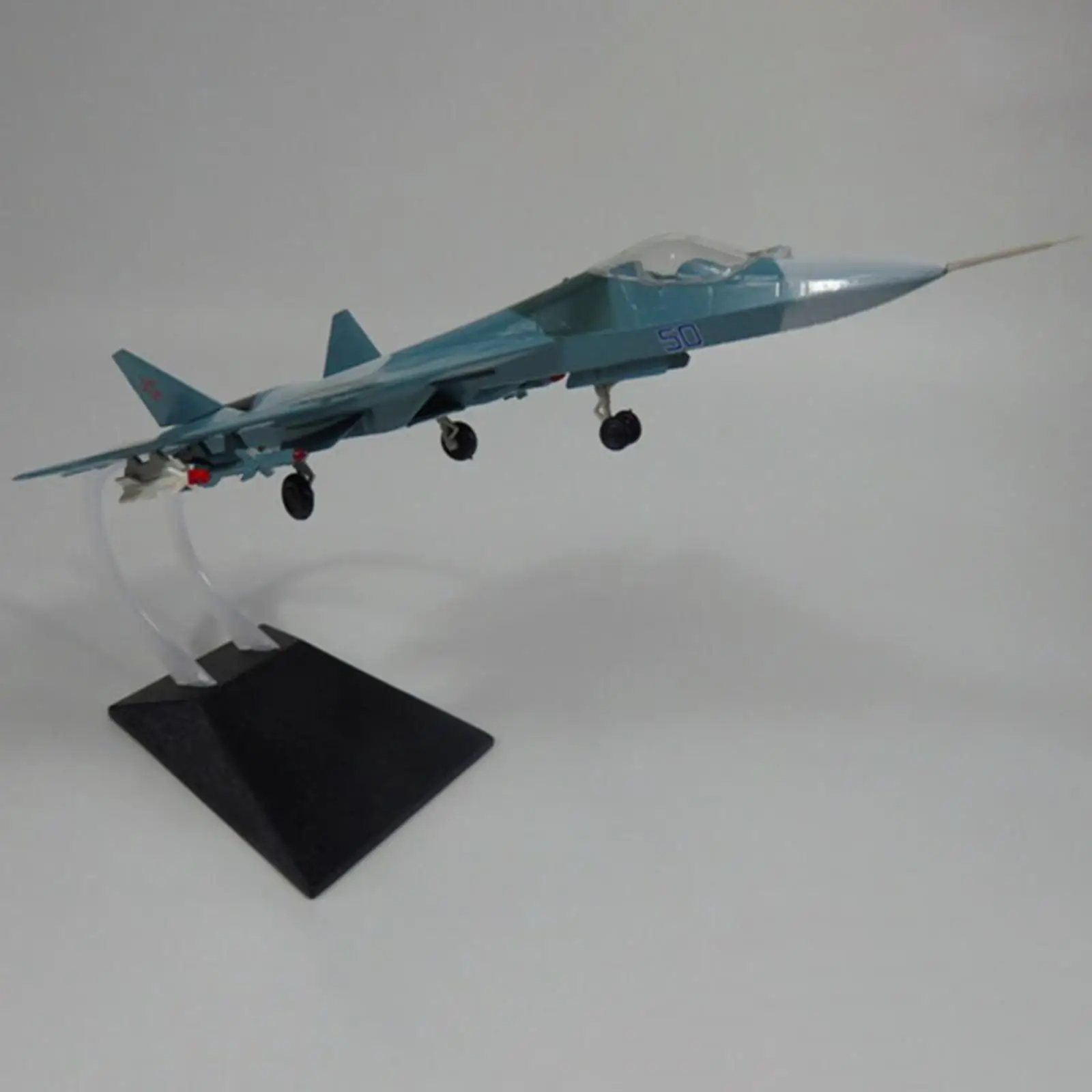 

1/72 Plane T50 Fighter Model Toy with Display Stand Realistic Airplane Fighter for Decor Keepsake Holiday Gifts Home Commemorate