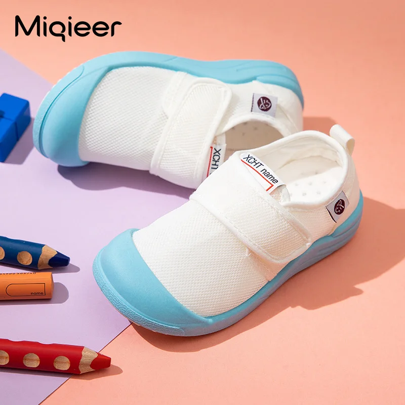 Детские парусиновые туфли дышащие модные кроссовки для девочек Повседневная