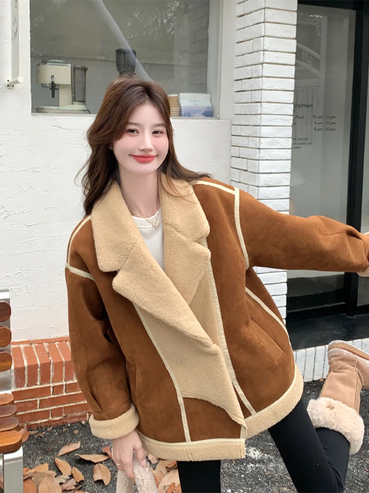 Женская зимняя утолщенная верхняя одежда из меха Maillard с воротником-стойкой новый