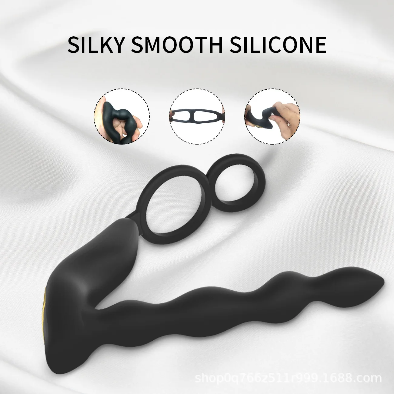 Массажер простаты с двойным двигателем и дистанционным управлением для мужчин