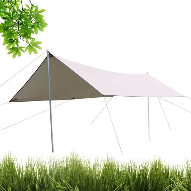 Outdoor Canopy Tent Waterproof Camping Tarp Car Awning Multi-Functional Outdoor Camping Traveling Awning Backpacking Shelter
