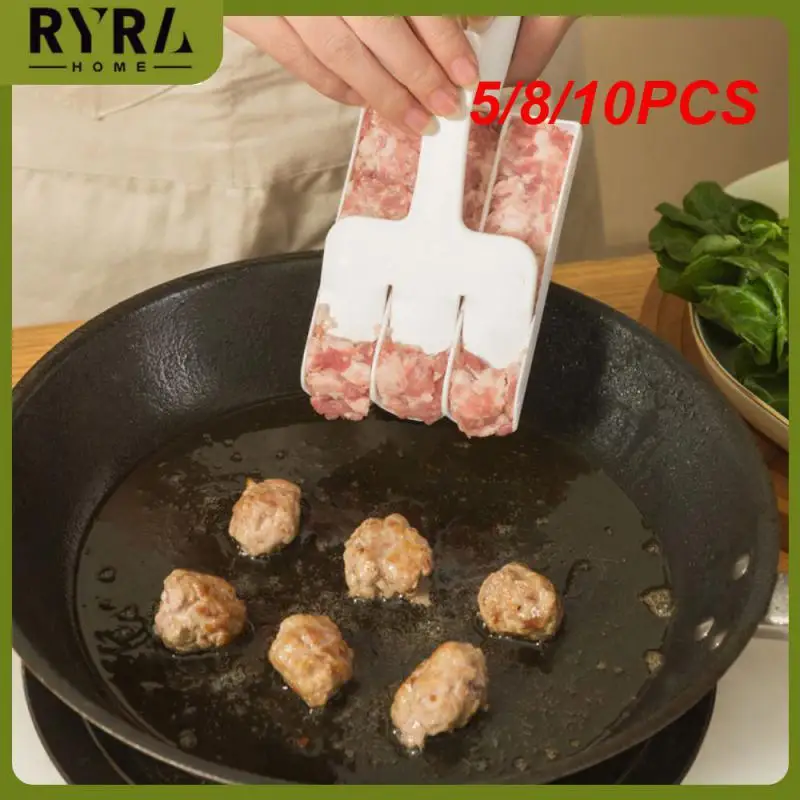 

5/8/10PCS Meatball Machine Convenient Meat Tool Plastic Meatball Maker Set Fried Fish Beaf Meat Plastic Kitchen Gadgets
