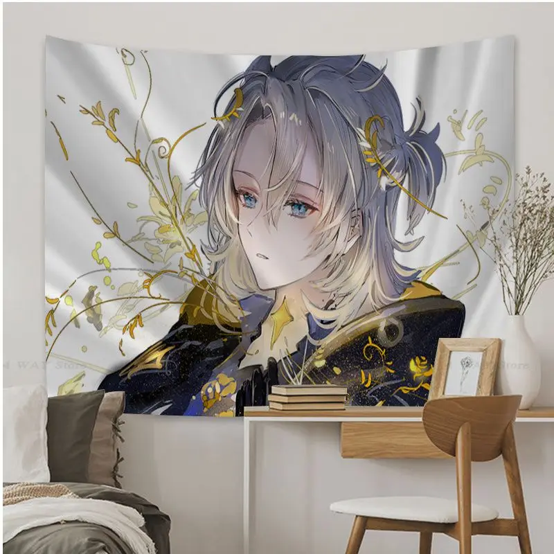 Albedo Genshin Impact DIY настенный гобелен дешевый хиппи подвесной богемный гобелены