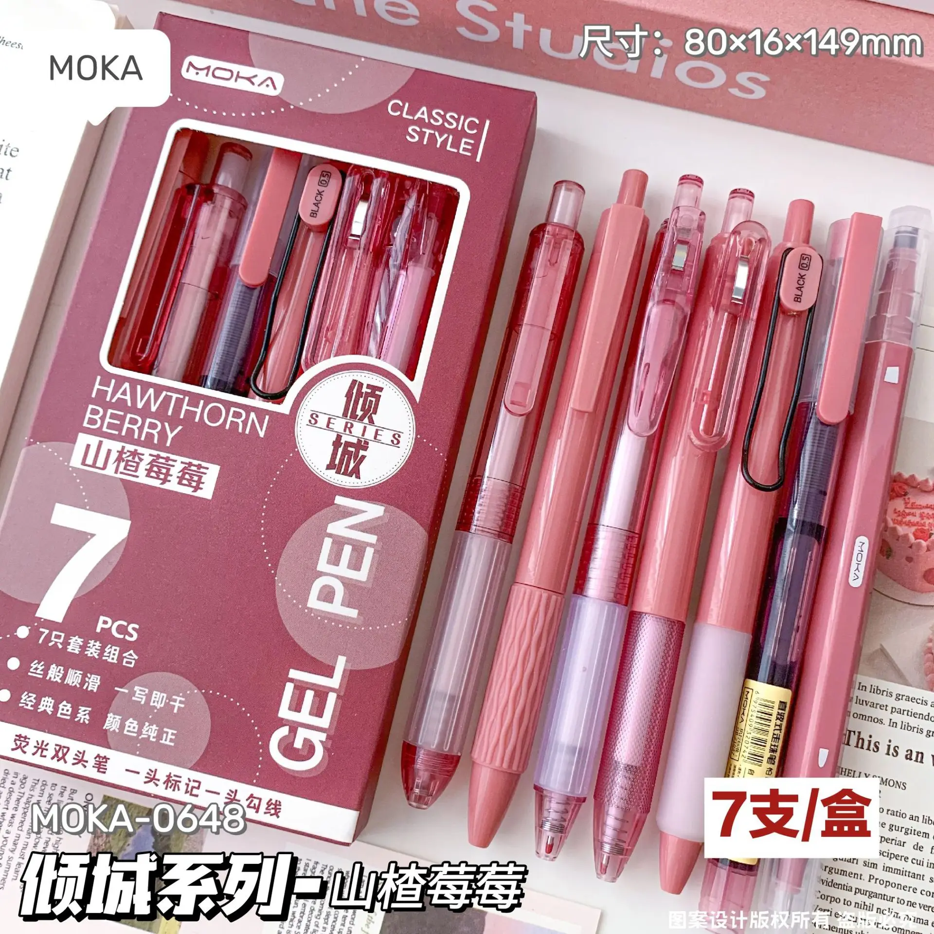 Набор из 7 кавайных гелевых ручек