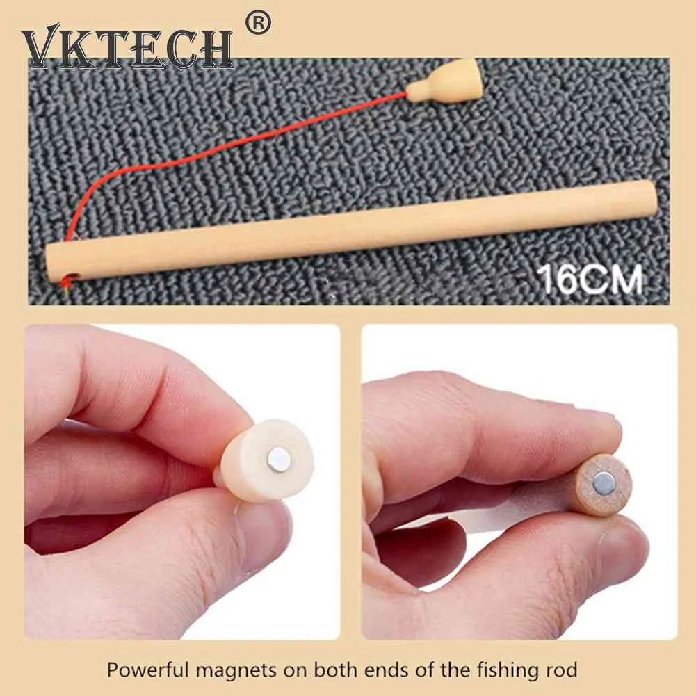 Деревянная игрушка клубника 5 червей аксессуары для обучения