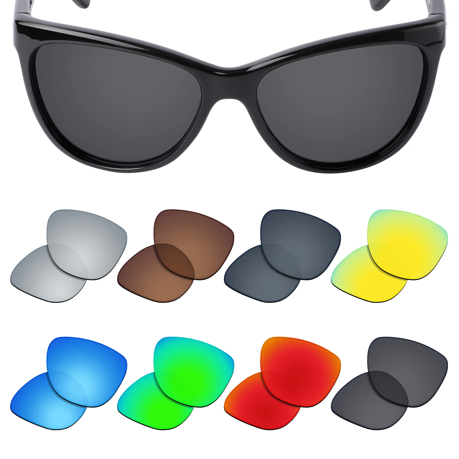 Замена поляризованных линз Firtox True UV400 для бахромы Oakley OO9124 Солнцезащитные очки