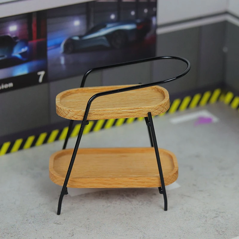 

1 шт., двойная мини-полка для кукольного домика