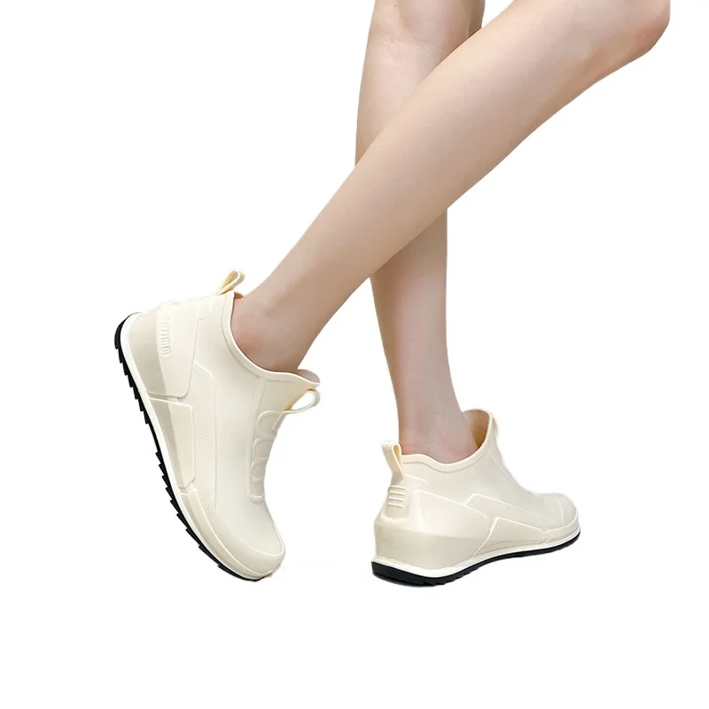 

New Women's Rain Boots Waterproof Rain Shoes Thick Bottom Non-slip Rubber Shoes