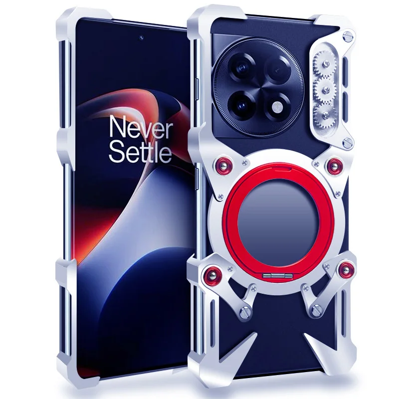 Магнитный алюминиевый металлический безрамный бампер с вращением на 360 градусов