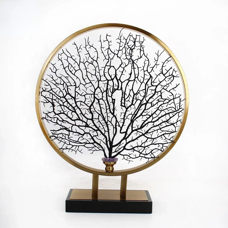 Китайский креативный коралловое морское дерево железное художественное