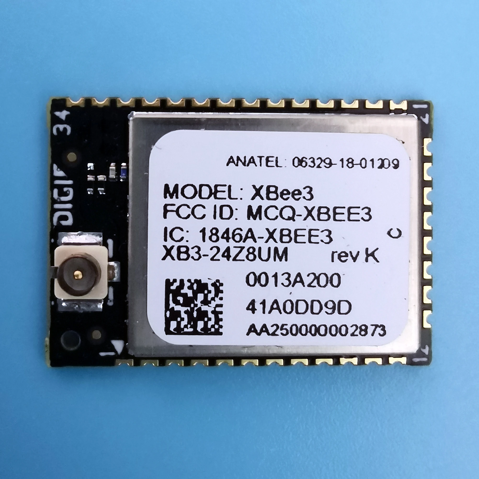 Беспроводной модуль Digi XBee3 XB3-24Z8UM ZigBee