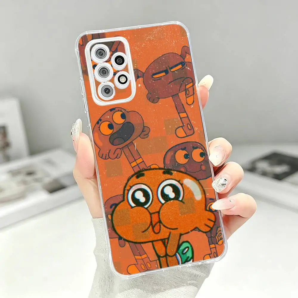 Фото Прекрасный прозрачный мягкий силиконовый чехол G-Gumball W-Watterson для Samsung S25 S24 S23 S22 S21 Plus №2