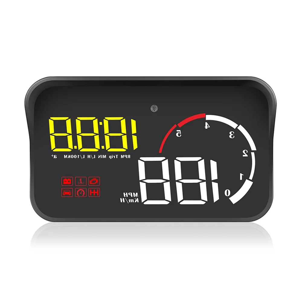 Умный Цифровой Автомобильный спидометр проектор на лобовое стекло для бортового