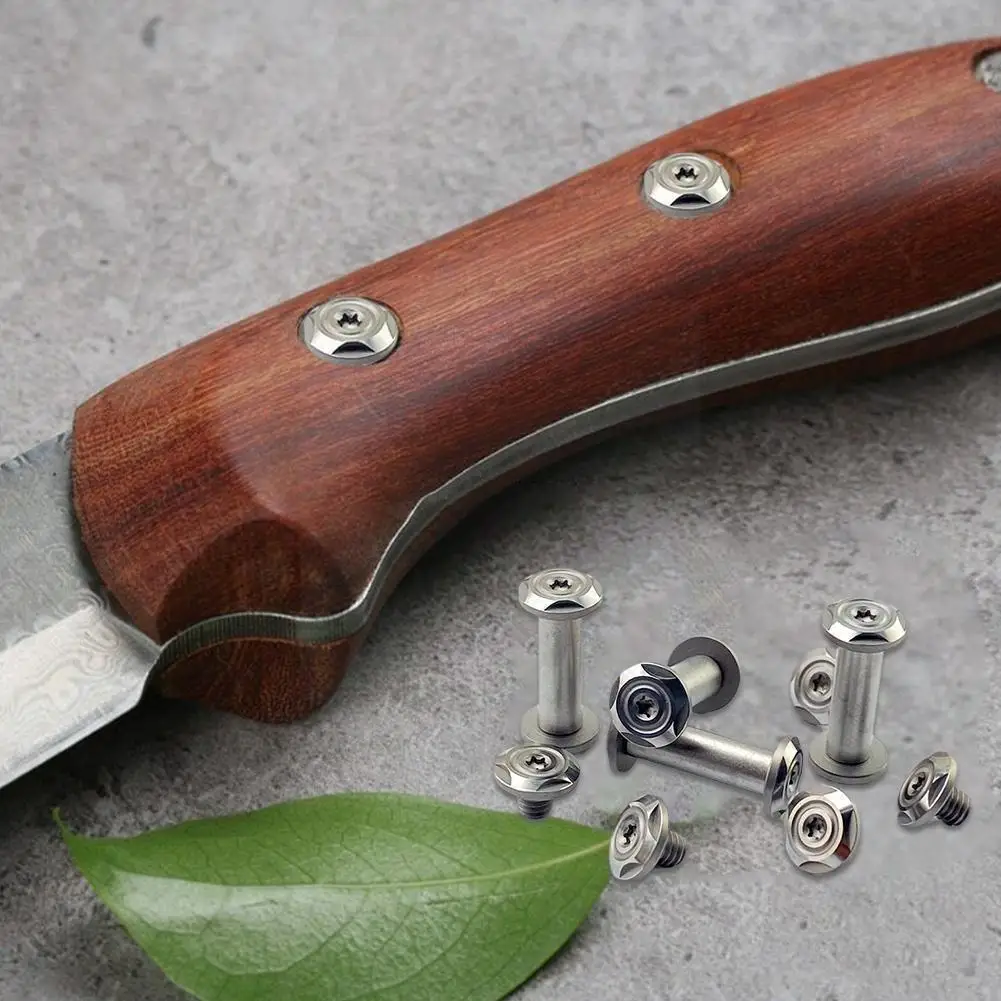 

Звездообразные винты 416, сталь, слива, фоторезьба M4, изготовление ручек, детали «сделай сам», лезвие, винт, нож, модифицированные аксессуары ...