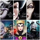 Алмазная 5D картина из мультфильма Диснея, злодея, ведьма, Урсула, наборы для вышивки крестиком, вышивка, ручная работа, мозаика из смолы, домашний декор