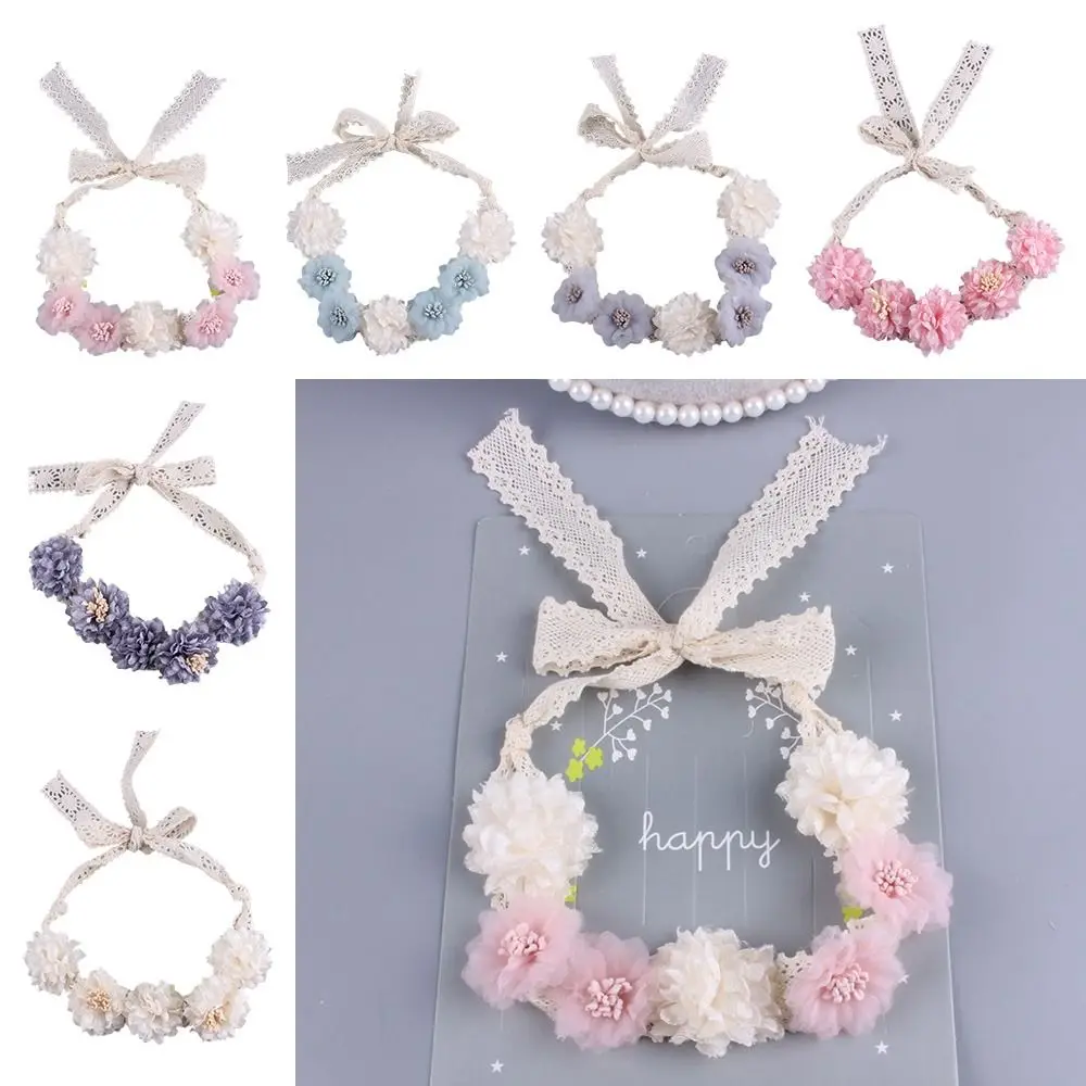 

Sweet Baby Headband Flower Lace Hairband For Newborn Photography Kid Head Band Hair Accessories