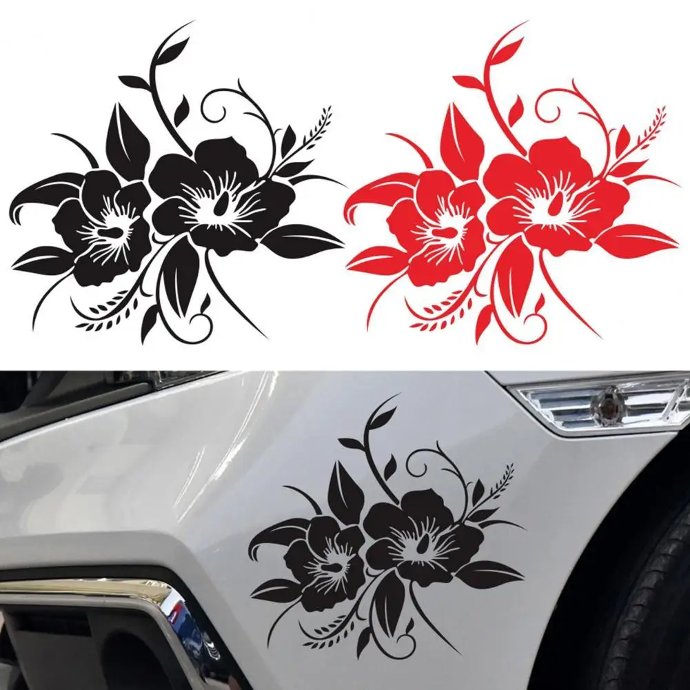 

Practical Auto Reflective Flower Decal Car Reflective Sticker Compact Long-lasting