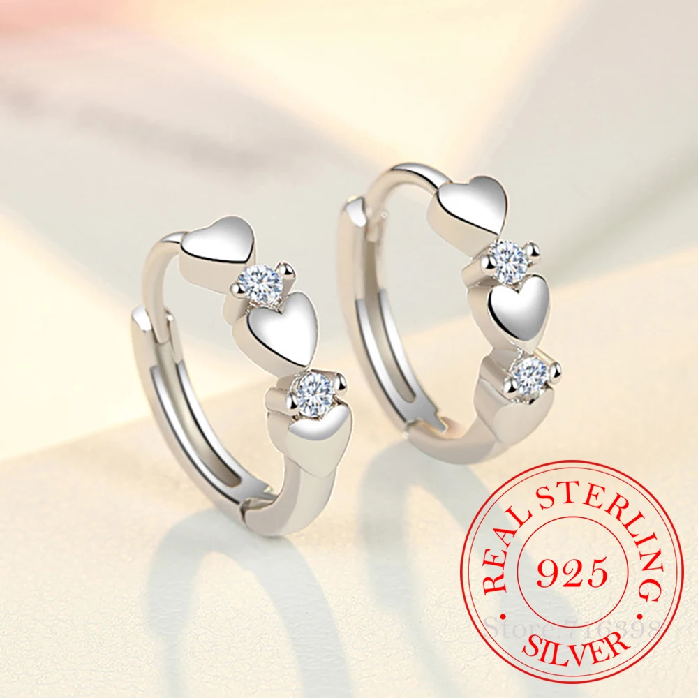 

Женские серьги-гвоздики из серебра 925 пробы, с кристаллами