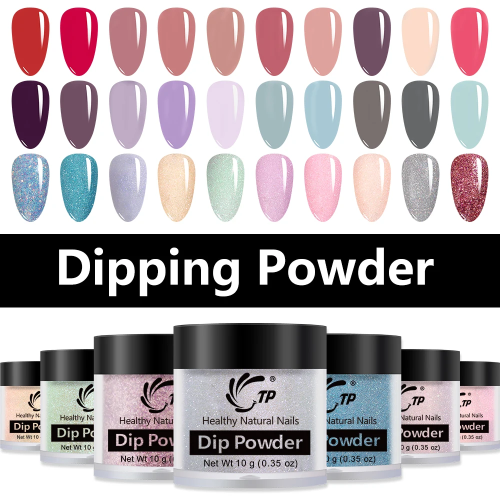 

Nail Dip Powder Starter Kit French White Manicure System Blinking Colorful Sweet Dip Glitter Chrome Salon Pro For Nail Art Tools