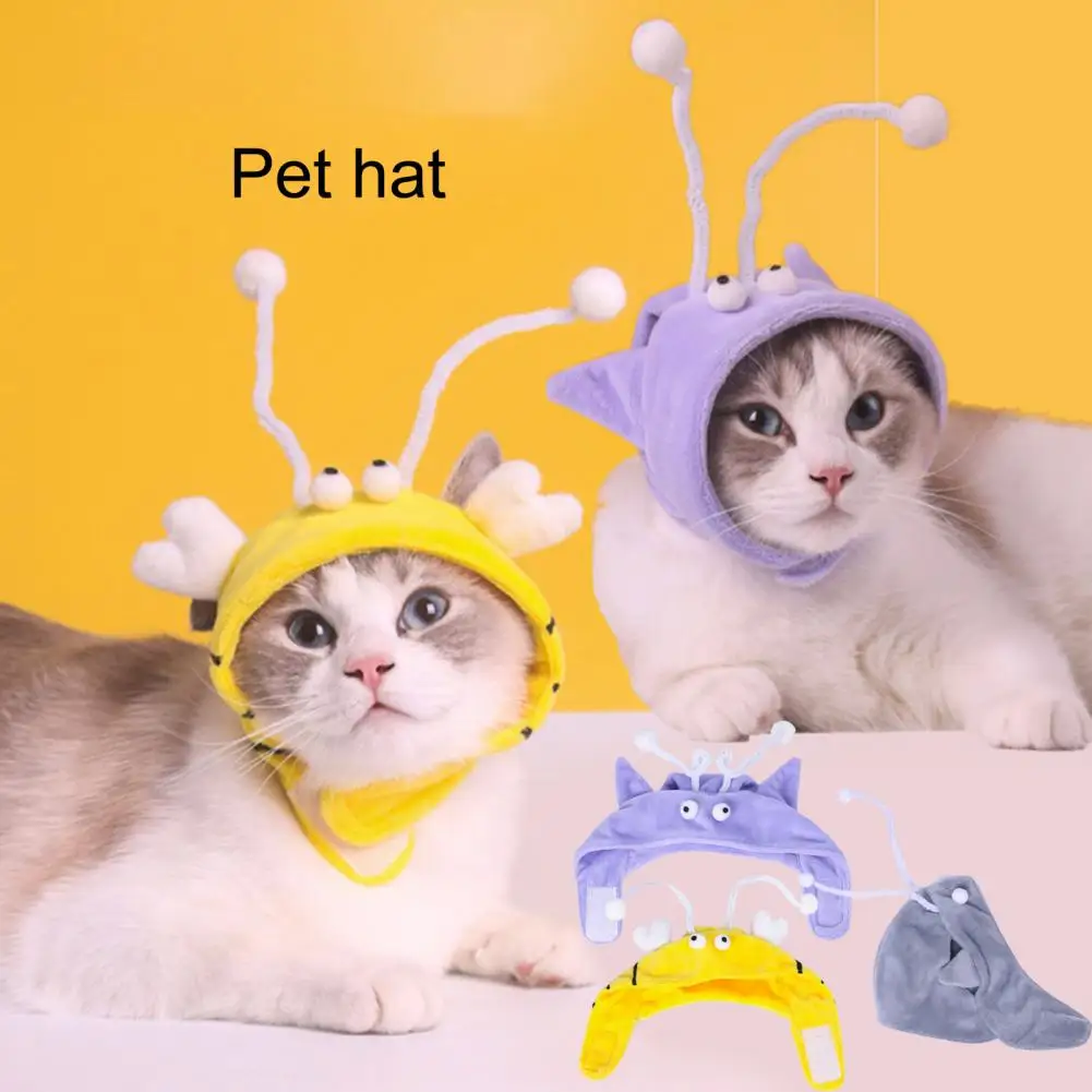 

Cat Headgear Adorable Appearance Washable Wear Resistant Breathable Easy-wearing Dress Up Velvet Cute Funny Animal Headgear Cosp