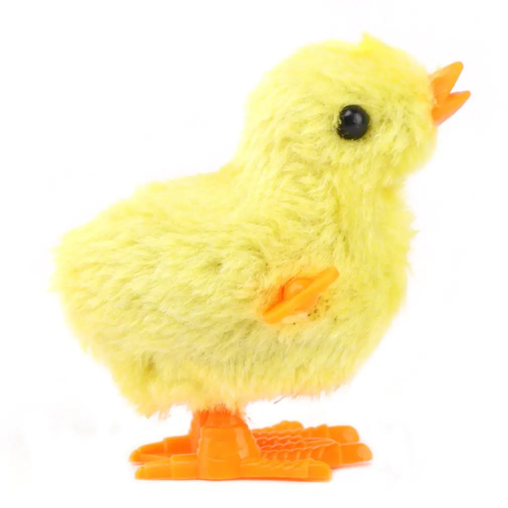 

1 Pcs Baby Funny Kids Toys Spring Clockwork Toy Random Mini Pull Back Jumping Bunny/Chick Wind Up Toys for Children