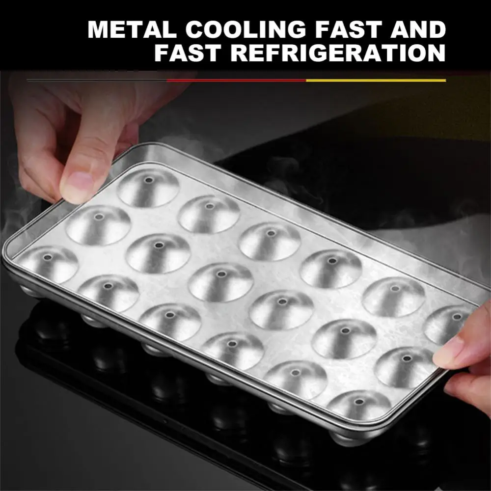 

304 Stainless Steel Jelly Mold Tray Home And Bar Ice Tray Mold Easy Demoulding Ice Lattice Wholesale 304 Ice Tray Hot