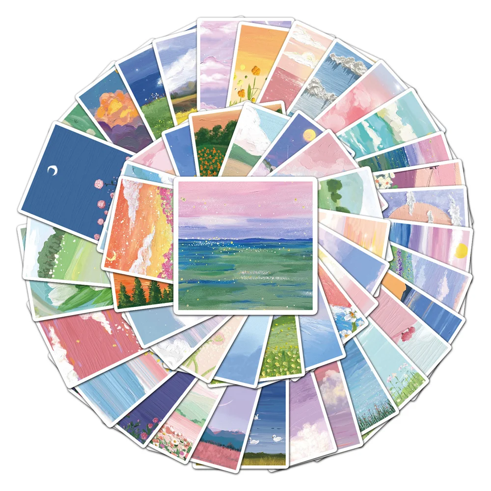 

10/30/50 шт., стикеры для рисования маслом