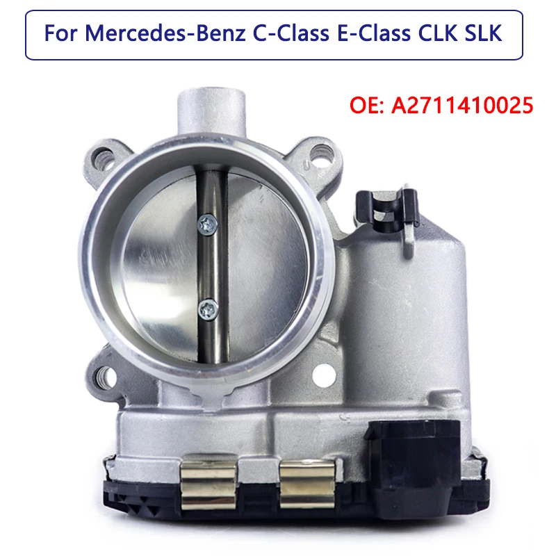 

Дроссельная заслонка для Mercedes-Benz C-Class W203 S203 W204 S204 компрессор Coupe 0280750076 л ускорение корпуса A2711410025