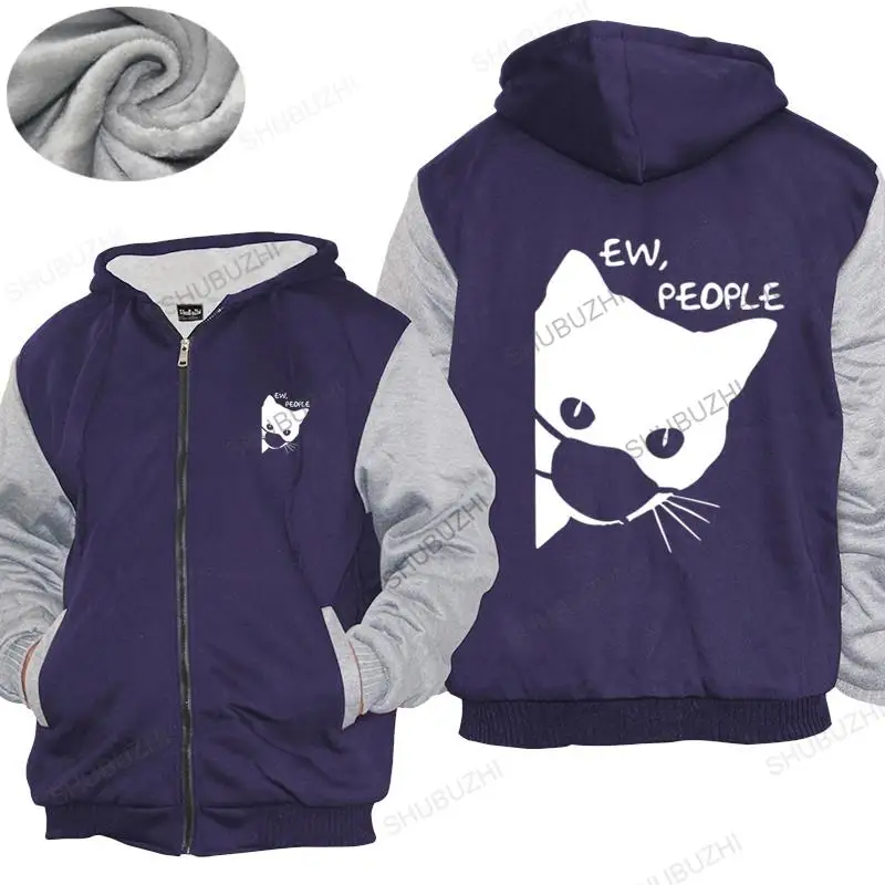 Мужские хлопковые толстовки зимнее Брендовое теплое пальто карантин с рисунком