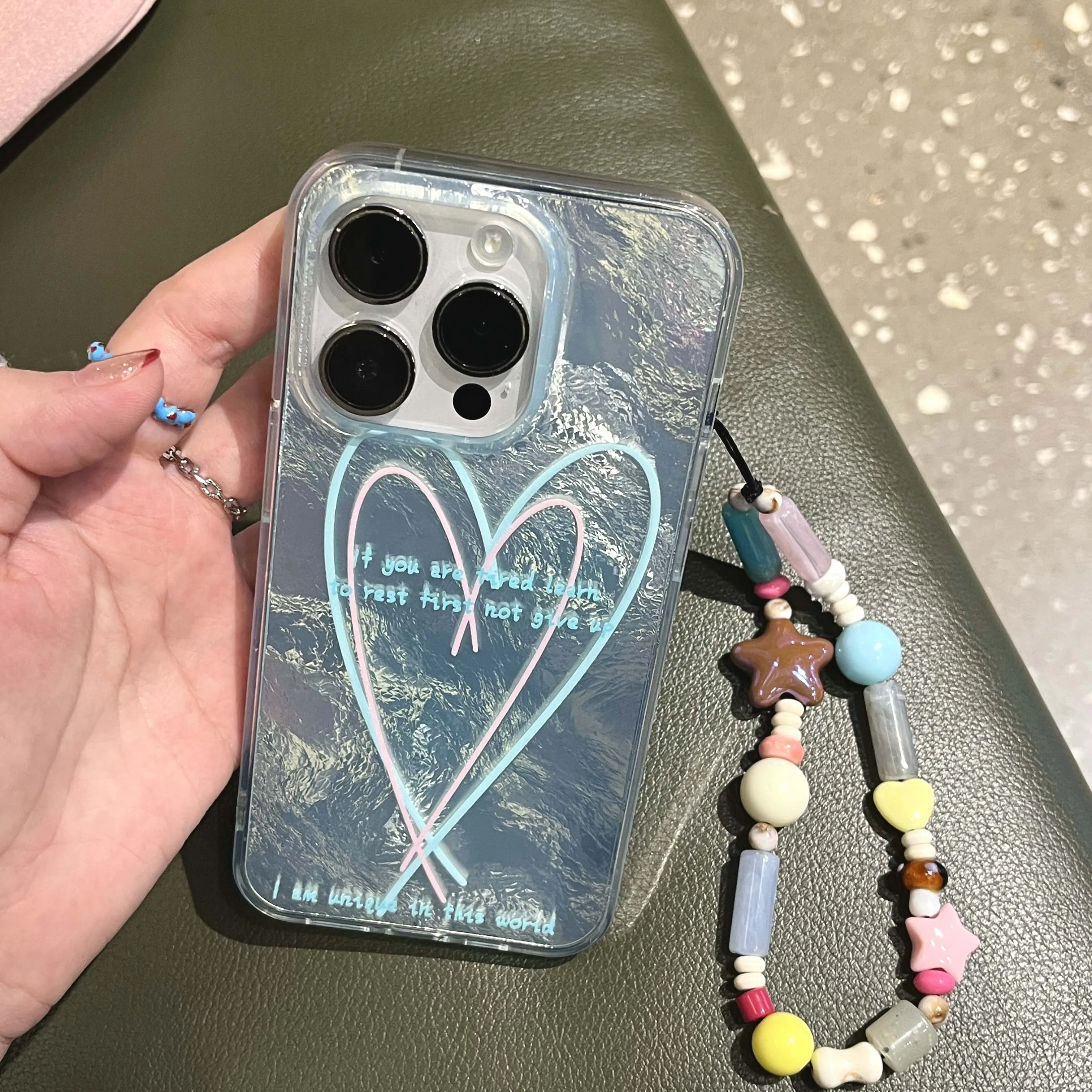 Милый Блестящий imd-чехол с любовным сердцем ins для iphone 13 12 promax 11 14 15 16 pro max