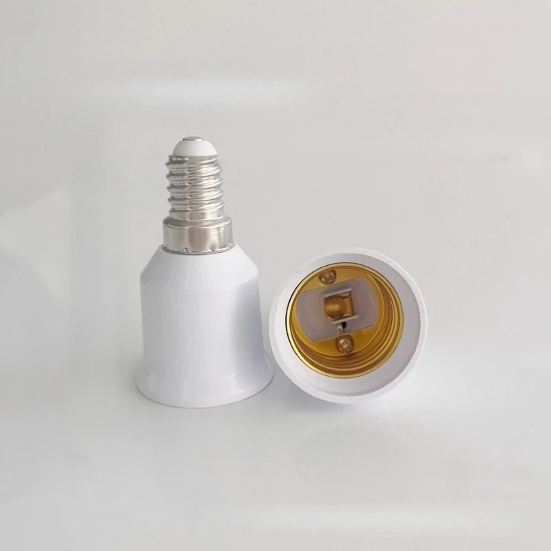 

Белый огнестойкий переходник E14 на E27 220В