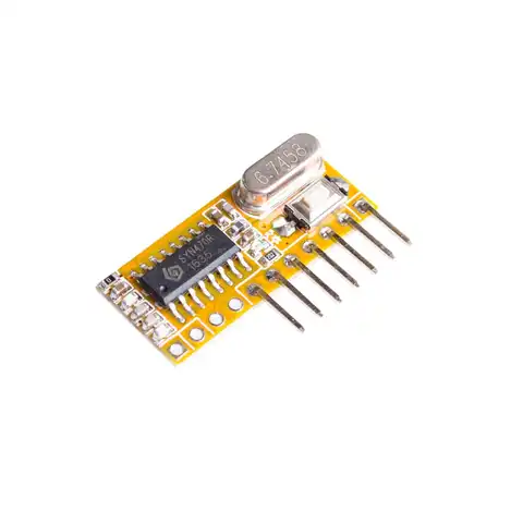 Супергетеродинный беспроводной приемник RXC6 433 МГц, PT2262, кодовый Постоянный для Arduino/модуль AVR с режимом обучения коду