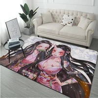 demon slayer japan anime kitchen mat washable non slip living room sofa chairs area mat kitchen bedside area rugs