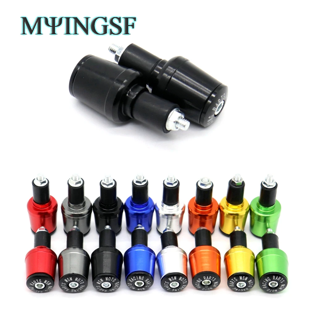 

LEEPEE Universal 7/8" CNC Motorcycle Handlebar Grip Ends Motocross Handle Plug Weights Anti Vibration Slider Plug For Options