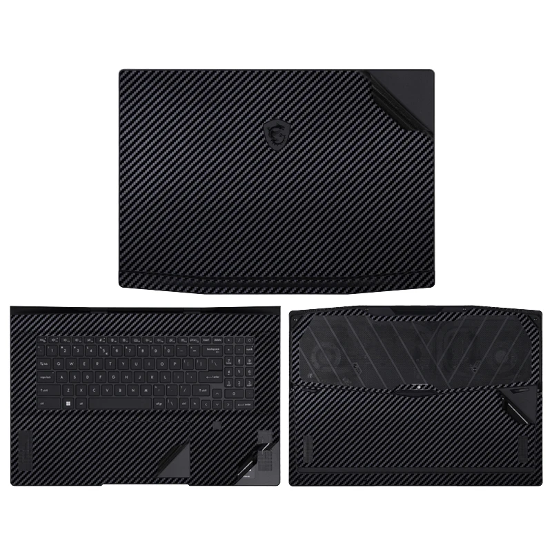 Фото Виниловый чехол для ноутбука MSI Stealth 17 Studio A13V/GS76/GT76/GS77/Vector GP78HX/GP68HX/GE78, защитная пленка без остатков №5