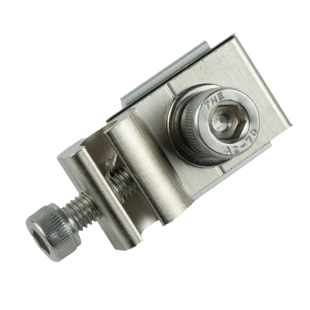 

PV Bracket Solar Panel Clip Grounding Clip Grounding Lug Photovoltaic Grounding Buckle PV Panel Mount Clip High Quality