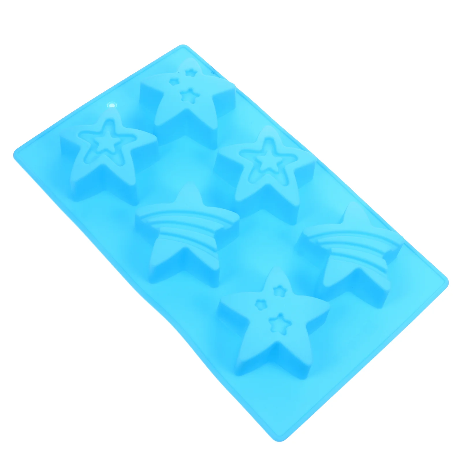 Форма с шестью отверстиями и пятиконечной звездой силиконовые формы для мыла