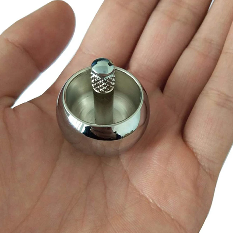

Funny Metal Flip Fidget Spinner Silver Golden Stress Reliever Toys for Children Antistress Adult Inverted Rotation Spinning Top