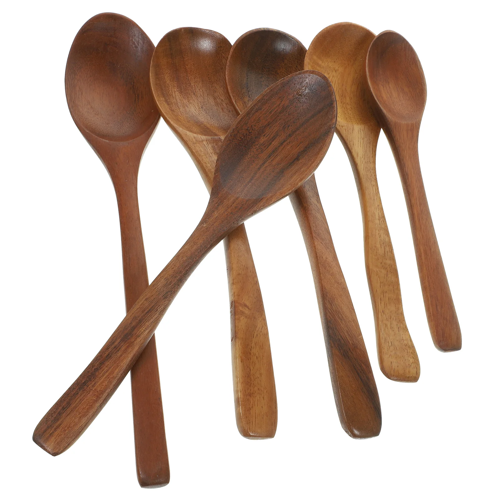 6 шт. ложка для желе деревянный половник супа с длинной ручкой десертные ложки