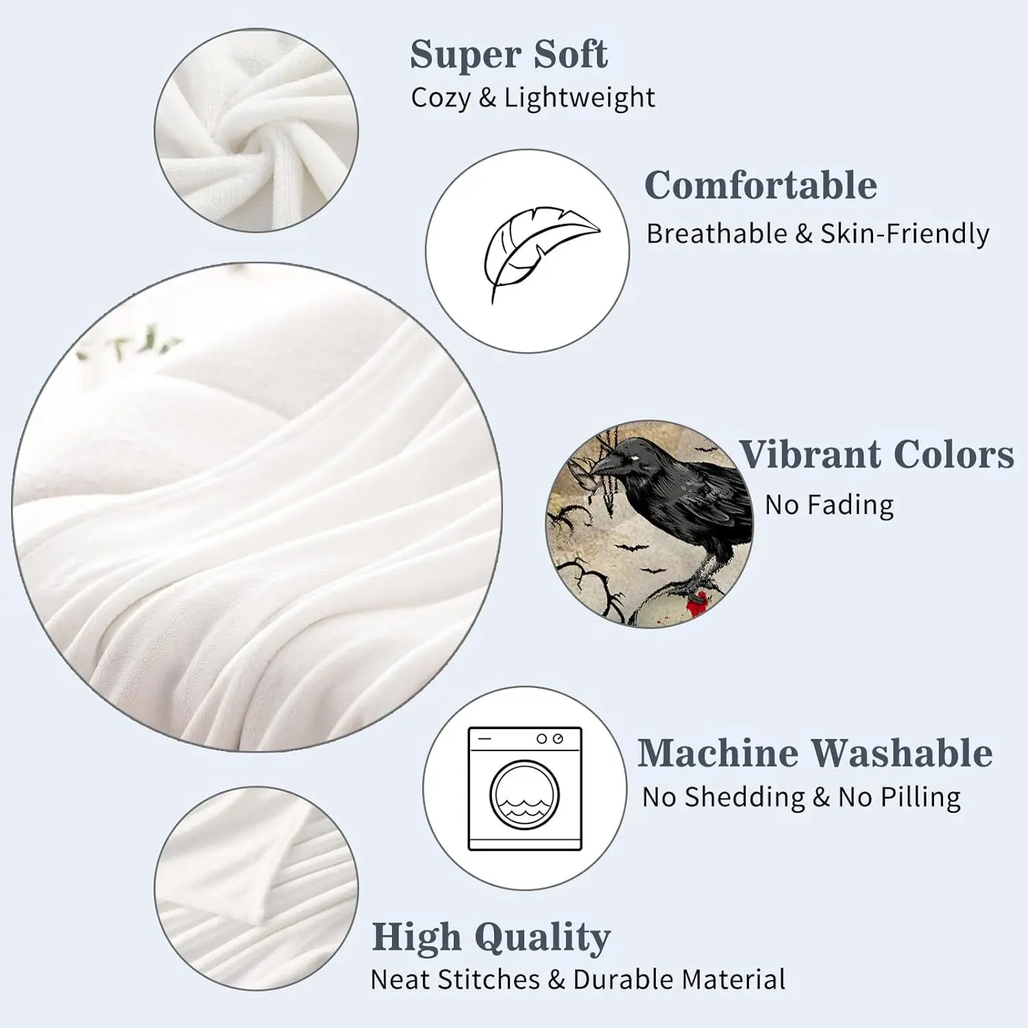 Плед для Хэллоуина в ассортименте