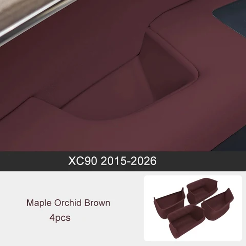 Для Volvo XC90 дверной подлокотник ящик для хранения силиконовая накладка ручка коробка накладка 2015-2026 аксессуары для украшения автомобиля